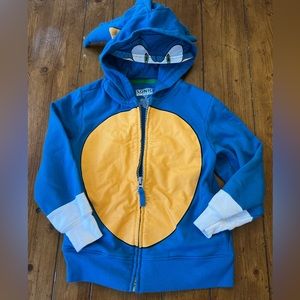 Sonic the Hedgehog Hoodie Sweatshirt size 5/6 boys
